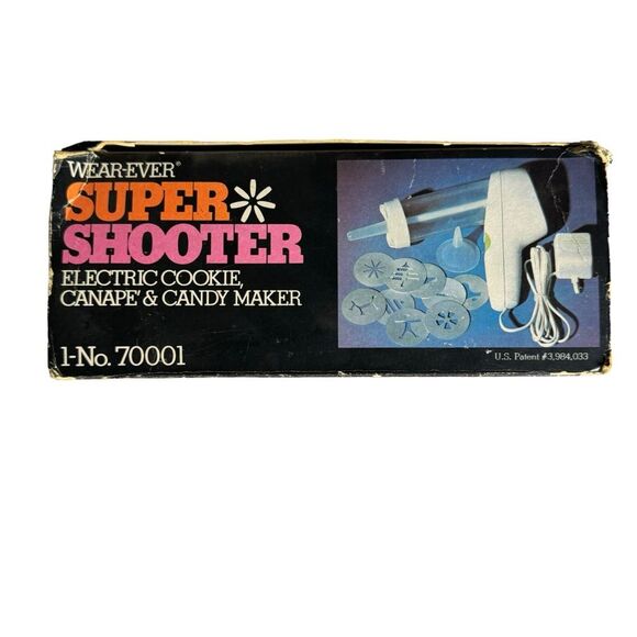 WearEver 70001 Super Shooter Electric Cookie Canape & Candy Maker NIB - Picture 3 of 7